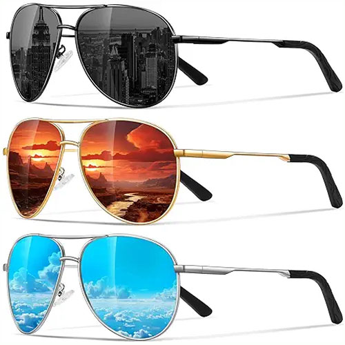Eiuizah Polarized Heart Sunglasses for Women Men
