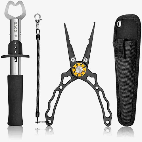 ZACX Fishing Pliers, Fish Lip Gripper