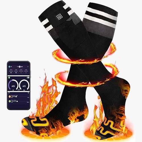 Aotomee Heated Socks for Men Women 