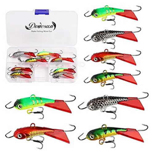Dovesun Fishing Kit Ice Fishing Jigs Ice Fishing