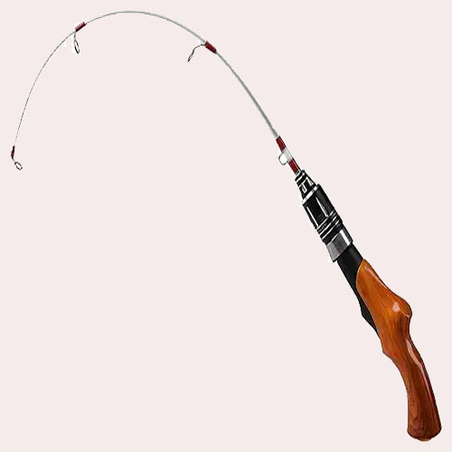 JSHANMEI Ice Fishing Portable Lightweight Spinning Rod