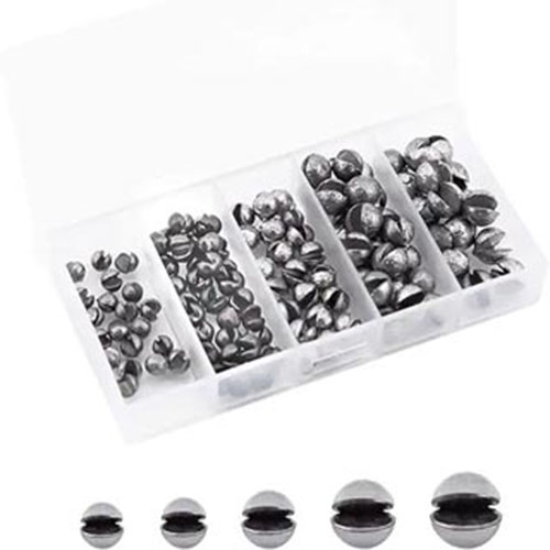 LUTER 100Pcs Lead Fishing Weight Sinkers
