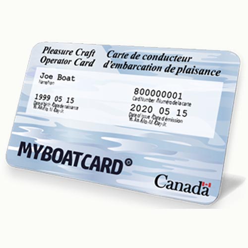 Boat Operators Card